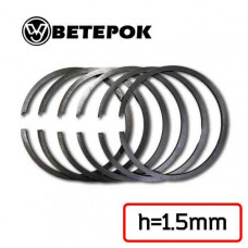 Кільця поршневі ПЧМ «Ветерок-12» h=1.5mm