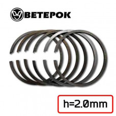 Кільця поршневі ПЧМ «Ветерок-12» h=2.0mm